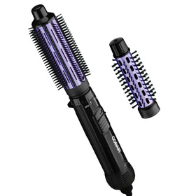 Conair 2-in-1 Hot Air Curling Combo front view with brushes