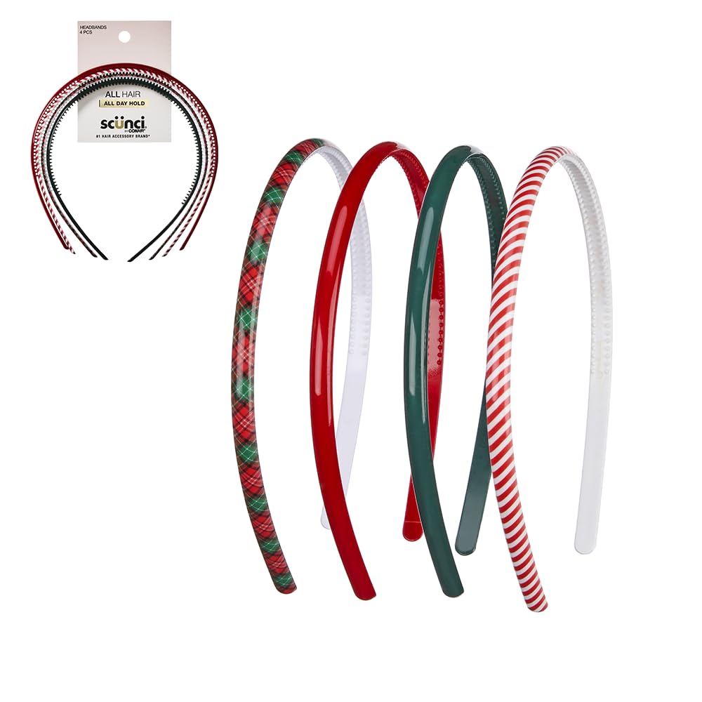 Conair Beauty headband set in assorted colours front view