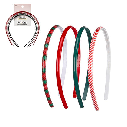 Conair Beauty headband set in assorted colours front view