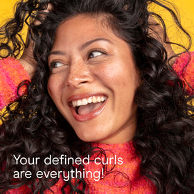 Conair brushes used on wet hair for curl definition