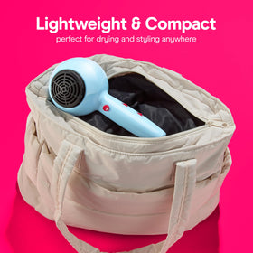 Conair Cake Pop Hair Dryer in lifestyle setting