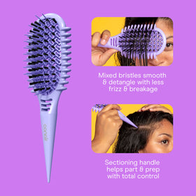 Conair Curl Define Brush Set featuring sectioning handle