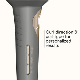 Conair Curl Secret Automatic Curling Iron in use with hair being curled