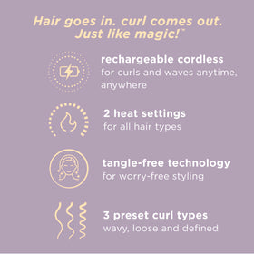 Conair Curl Secret Mini showing ceramic barrel and controls