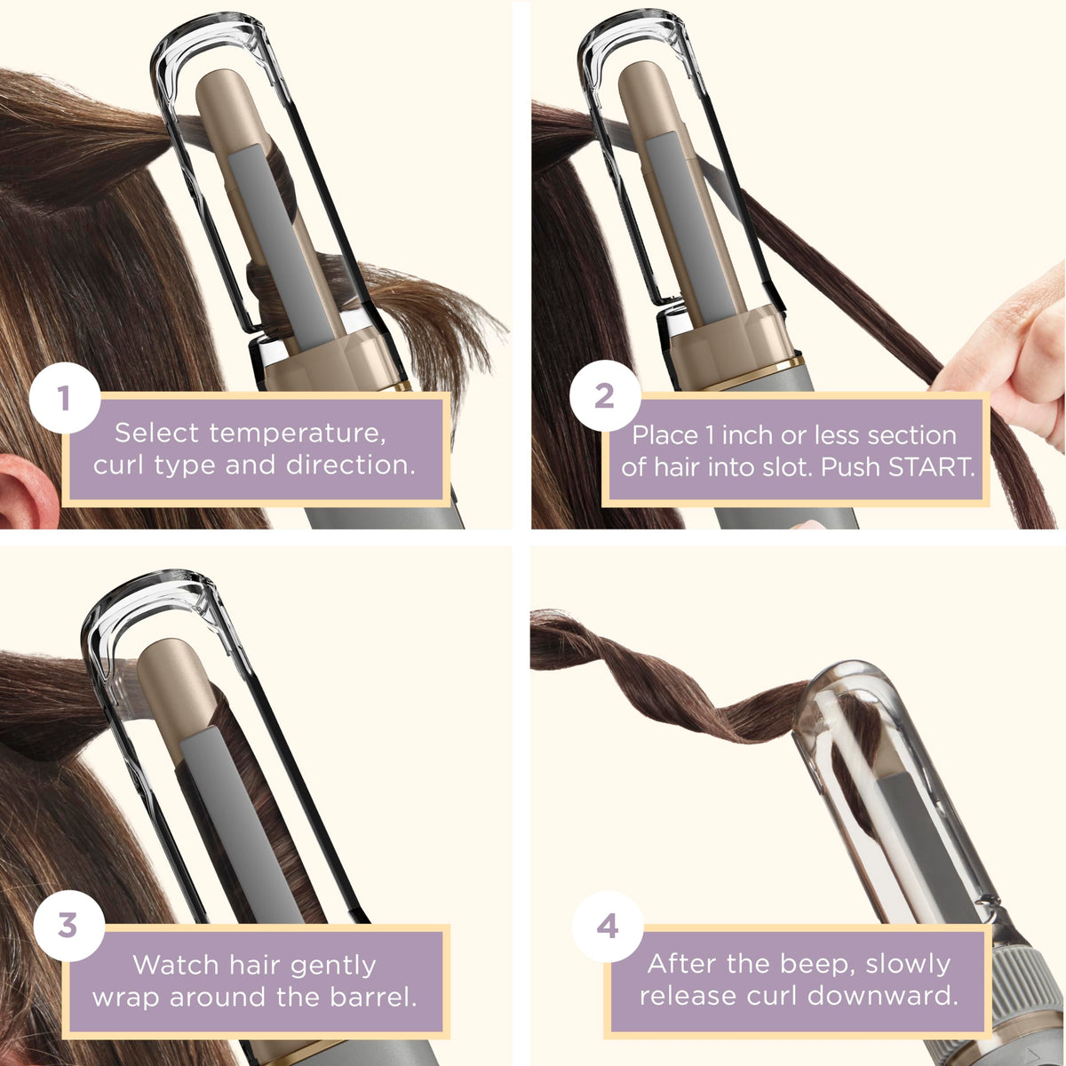 Conair Curl Secret Mini with loose curls demonstration