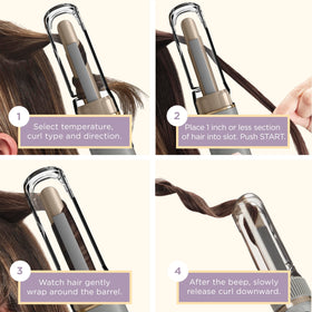 Conair Curl Secret Mini with loose curls demonstration