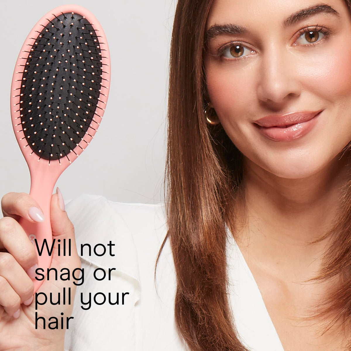 Conair detangling brush with cushioned base and grip