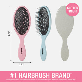 Conair Detangling Hair Brushes displayed on a white background