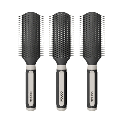 Conair Detangling Hairbrush Set 3-Pack front view
