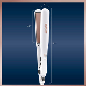 Conair Double Ceramic Flat Iron close-up of ceramic plates