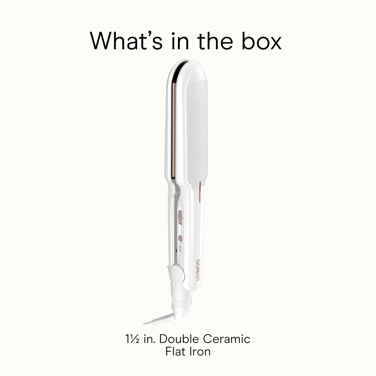 Conair Double Ceramic Flat Iron close-up of floating plates