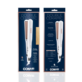 Conair Double Ceramic Flat Iron in a stylish bathroom setting