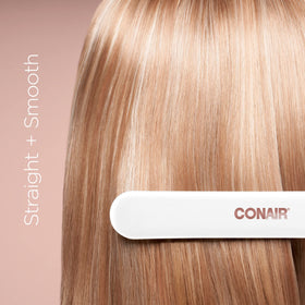 Conair Double Ceramic Flat Iron packaging view