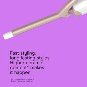 Conair Double Ceramic ½-Inch Curling Iron in a lifestyle setting