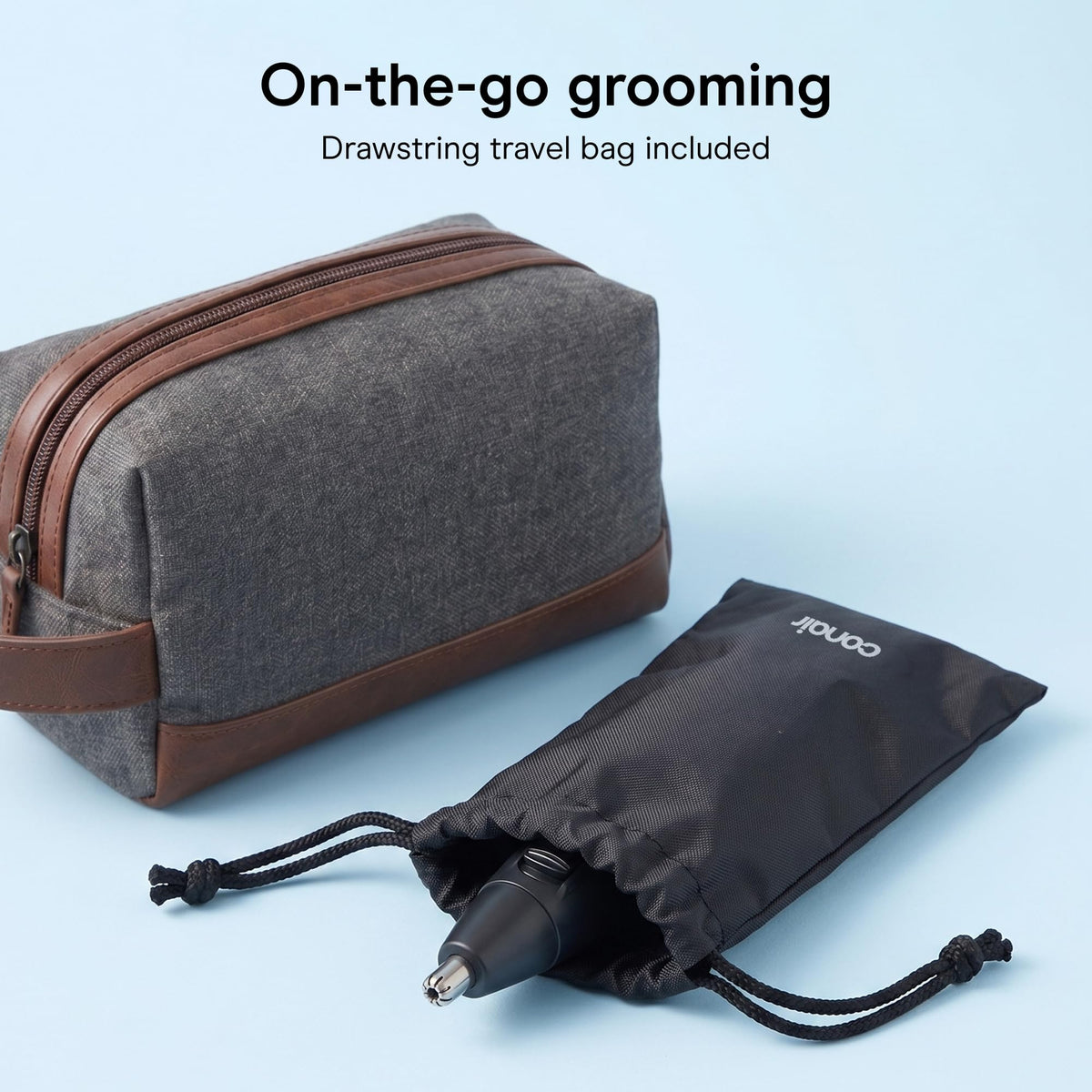 Conair Ear and Nose Hair Trimmer on a grooming table
