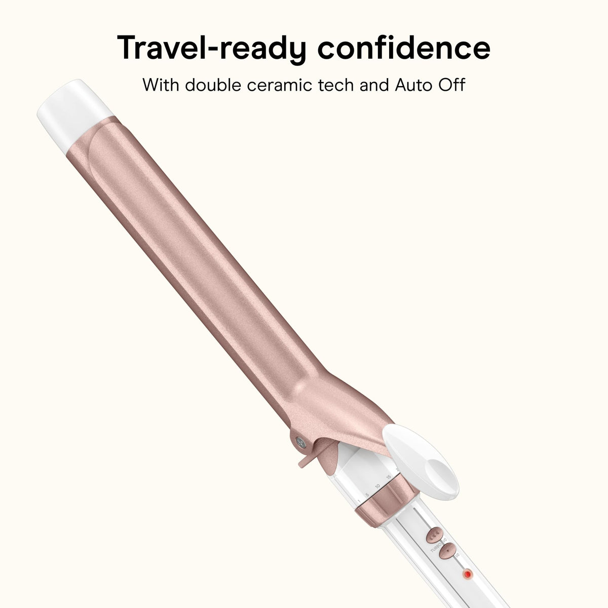 Conair Extra Long Curling Iron cool tip close-up