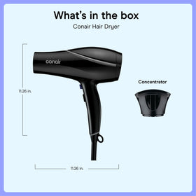 Conair Hair Dryer controls close-up
