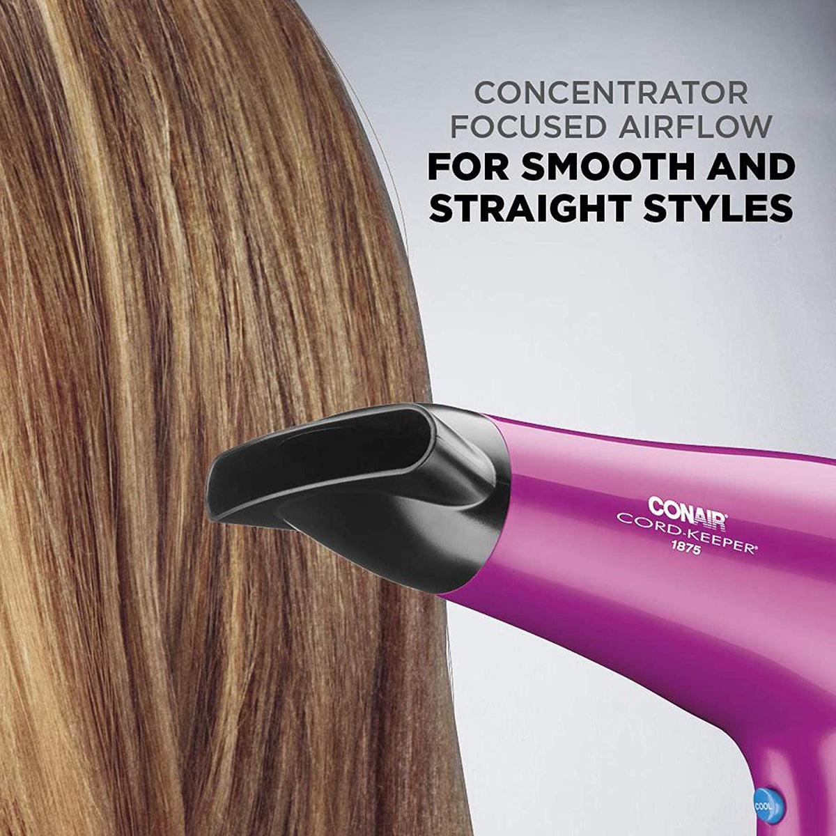 Conair Hair Dryer packaging and accessories