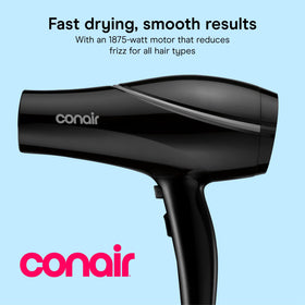 Conair Hair Dryer side view showcasing lightweight design