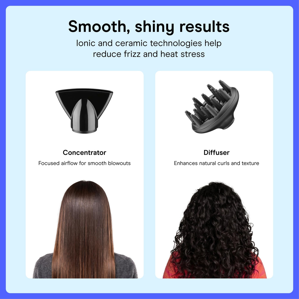 Conair Hair Dryer with concentrator attachment