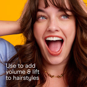 Conair hairbrush showing nylon bristles detail