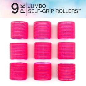 Conair Heatless Curls hair rollers in clear zippered storage case
