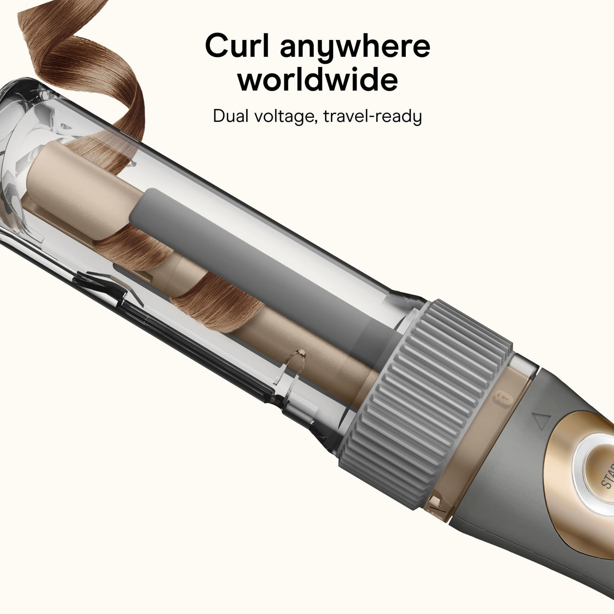 Conair InfinitiPRO Automatic Curling Iron close-up of controls