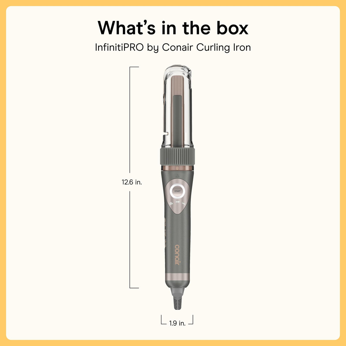 Conair InfinitiPRO Automatic Curling Iron with travel accessories