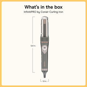 Conair InfinitiPRO Automatic Curling Iron with travel accessories