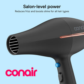 Conair InfinitiPRO Hair Dryer side view with concentrator