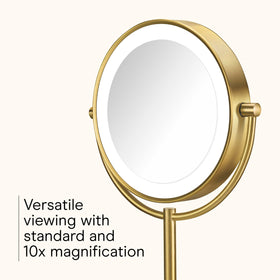 Conair LED Vanity Mirror side view with 360 degree rotation