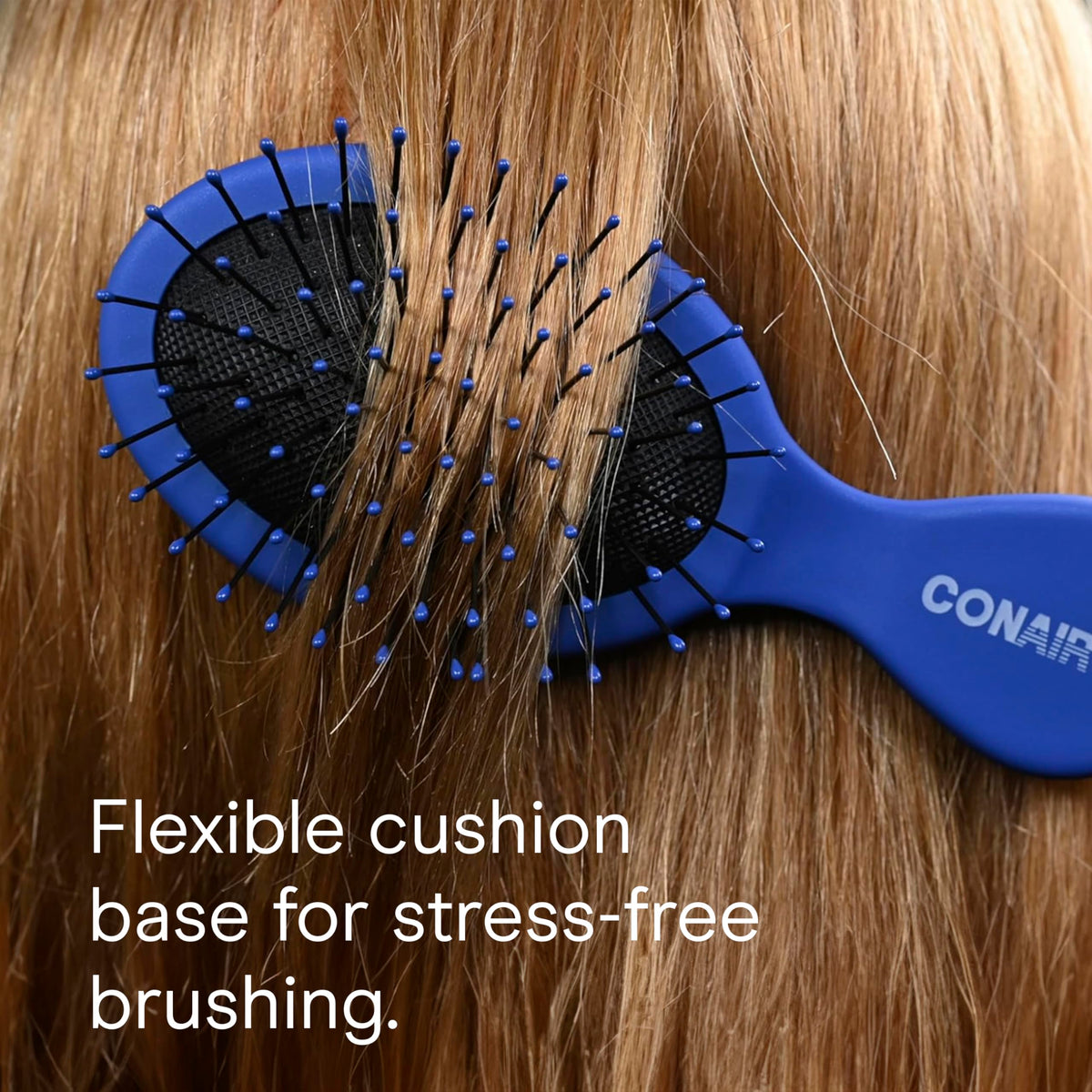 Conair Mini Hair Brush with easy-grip handle
