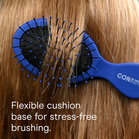 Conair Mini Hair Brush with easy-grip handle