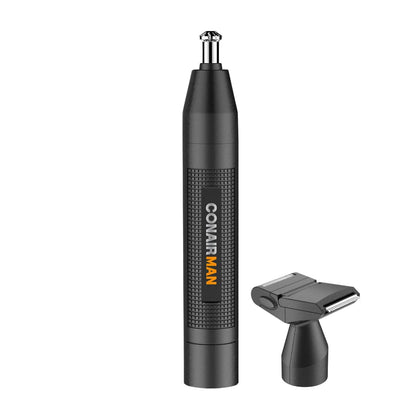 Conair Nose Hair Trimmer front view with 360-degree bevel blade