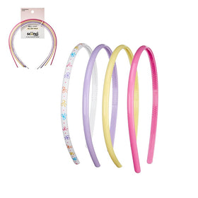 Conair Scunci Beauty Skinny headband set in assorted pastel colours