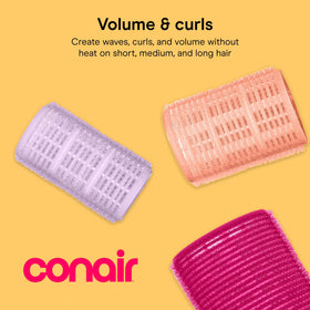 Conair Self-Grip Hair Rollers in zippered storage case