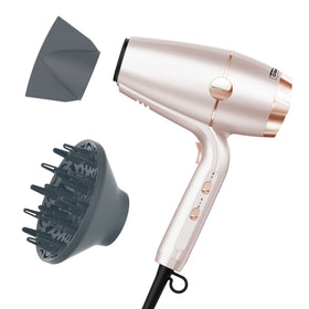 Conair SmoothWrap Hair Dryer front view in champagne