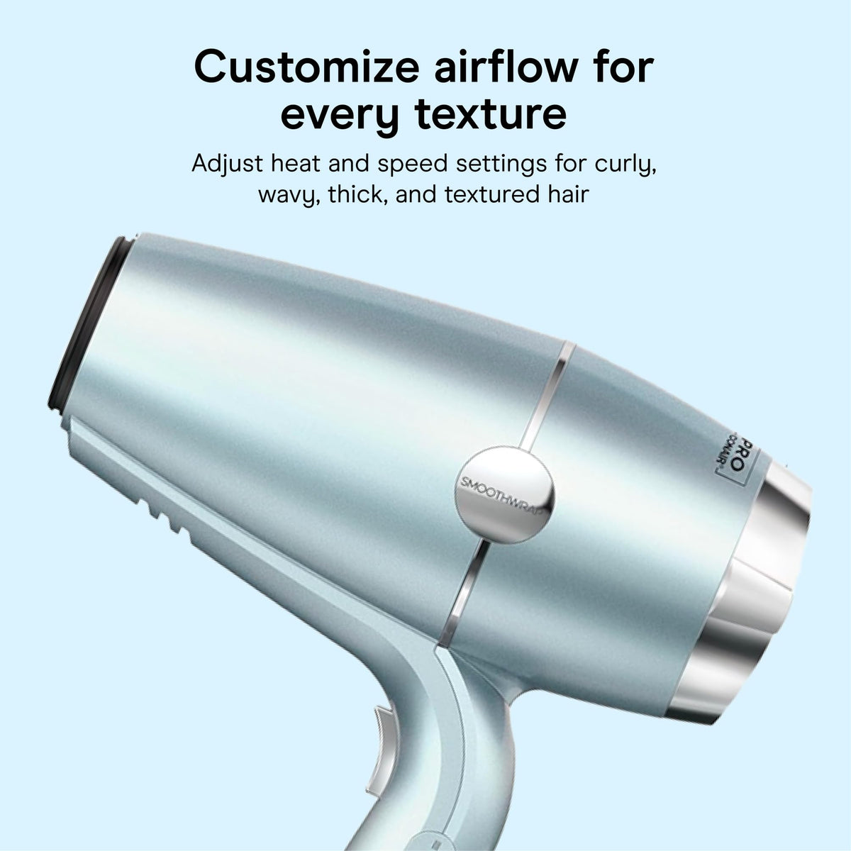Conair SmoothWrap Ionic Hair Dryer lightweight design in hand