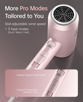 CONFU Hair Dryer back view with safety features