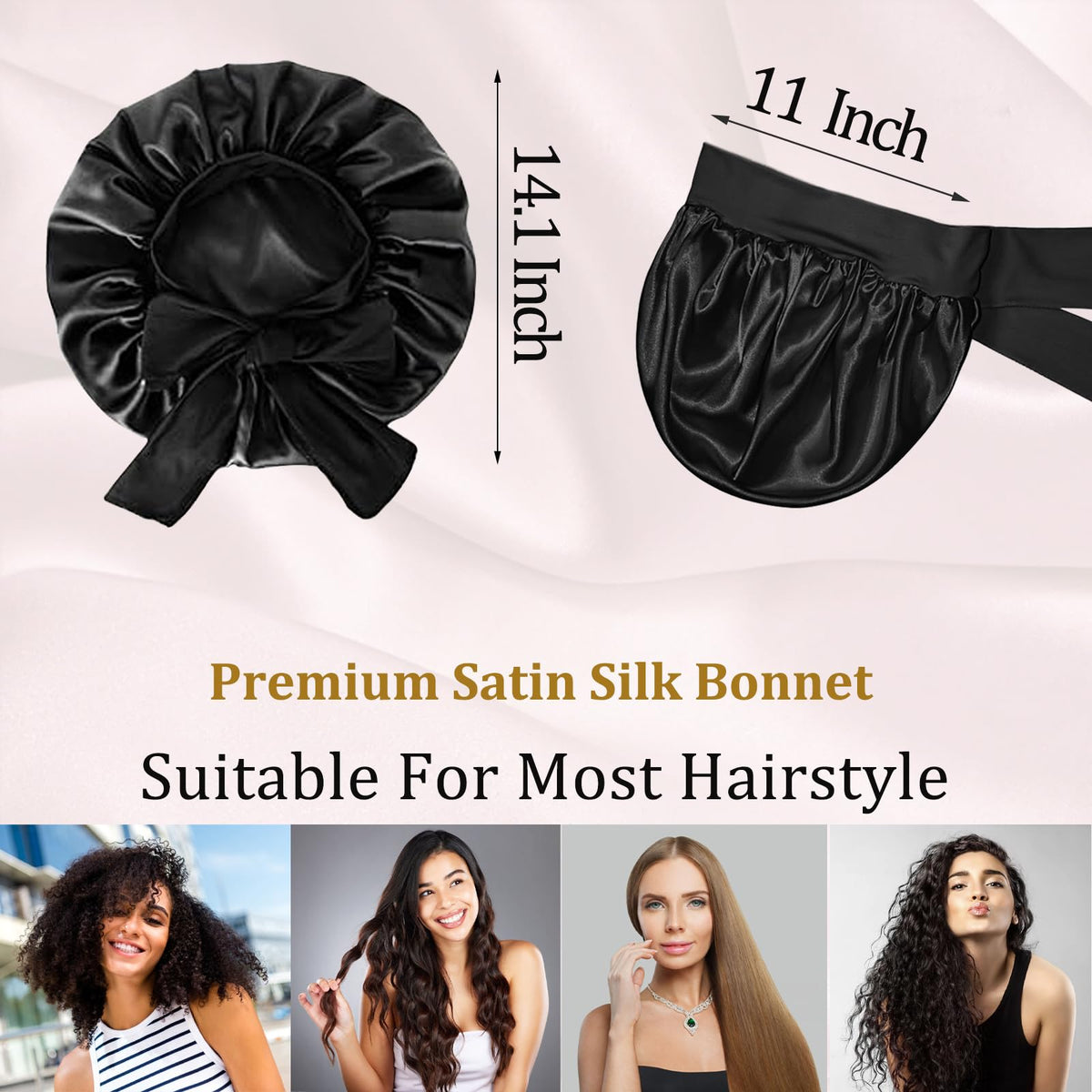 Confvrter Silk Bonnet inside packaging