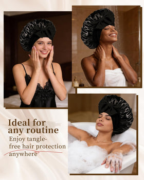 Confvrter Silk Bonnet with soft elastic band
