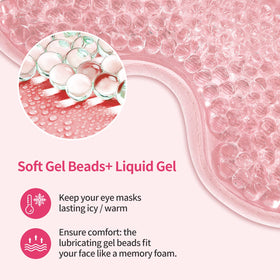 CONSGIJI Gel Eye Mask 2PCS close-up of gel texture
