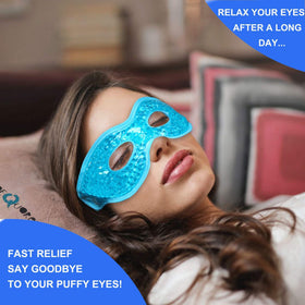 CONSGIJI Gel Eye Mask being applied on face