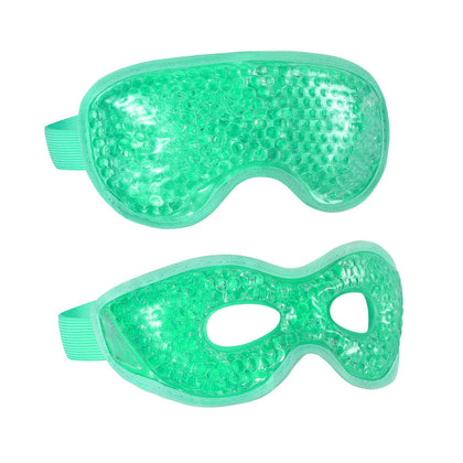 CONSGIJI Gel Eye Mask front view with green gel beads