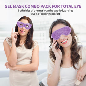 CONSGIJI Gel Eye Mask side view showing adjustable straps