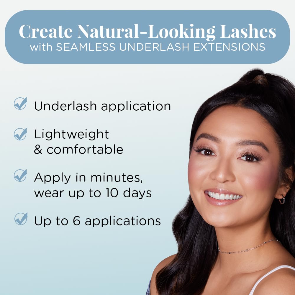 Contents of Ardell Eyelash Extension Kit including applicator and lashes
