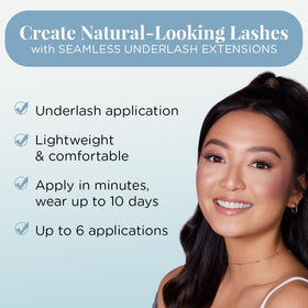Contents of Ardell Eyelash Extension Kit including applicator and lashes
