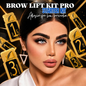 Contents of ARYANA NEW YORK Brow Lamination Kit including sachets and applicators