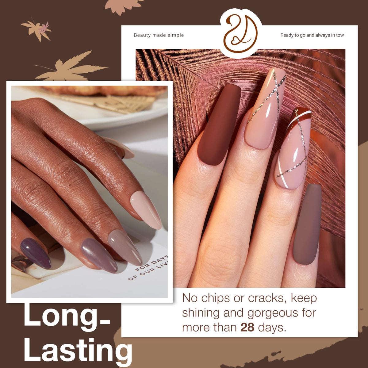 Contents of AZUREBEAUTY dip nails kit including tools and liquids