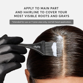 Contents of Madison Reed Root Perfection kit including gloves and brush